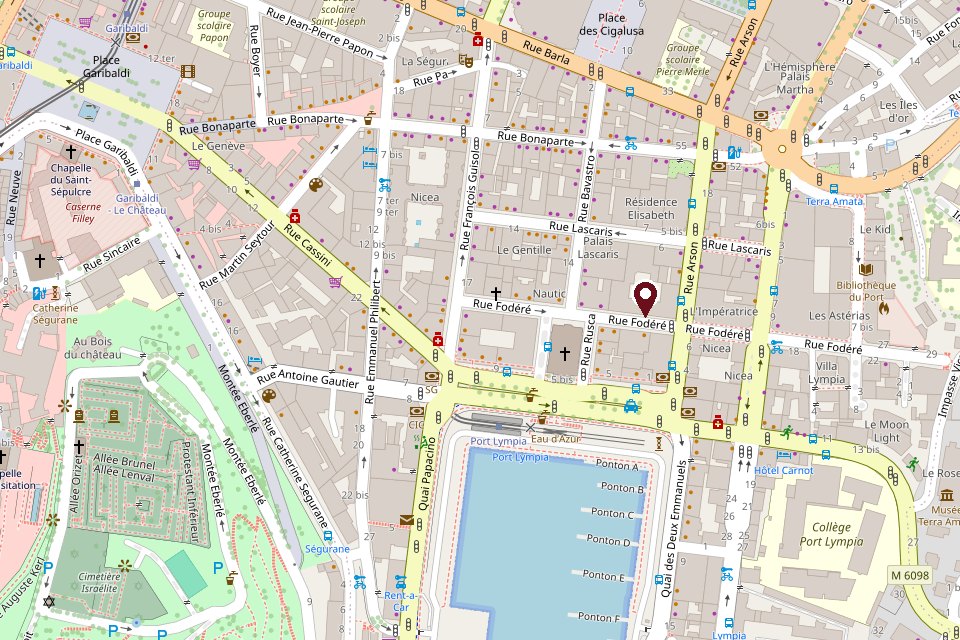 Plan d’accès : 17 rue Fodéré, 06300 Nice (Google Maps, nouvelle fenêtre)