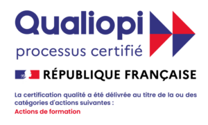 Qualiopi, processus certifié, République française. La certification qualité a été délivrée au titre de la catégorie d’action suivante : actions de formation.